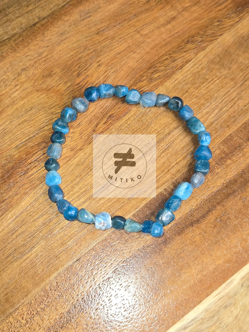Apatite Nugget Bracelet - Mitiko