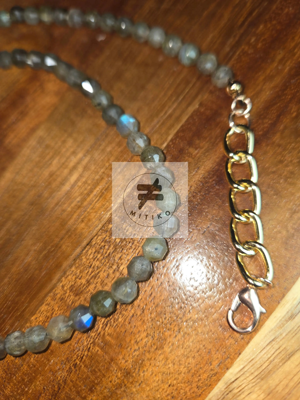 Black Moonstone Necklace Mitiko