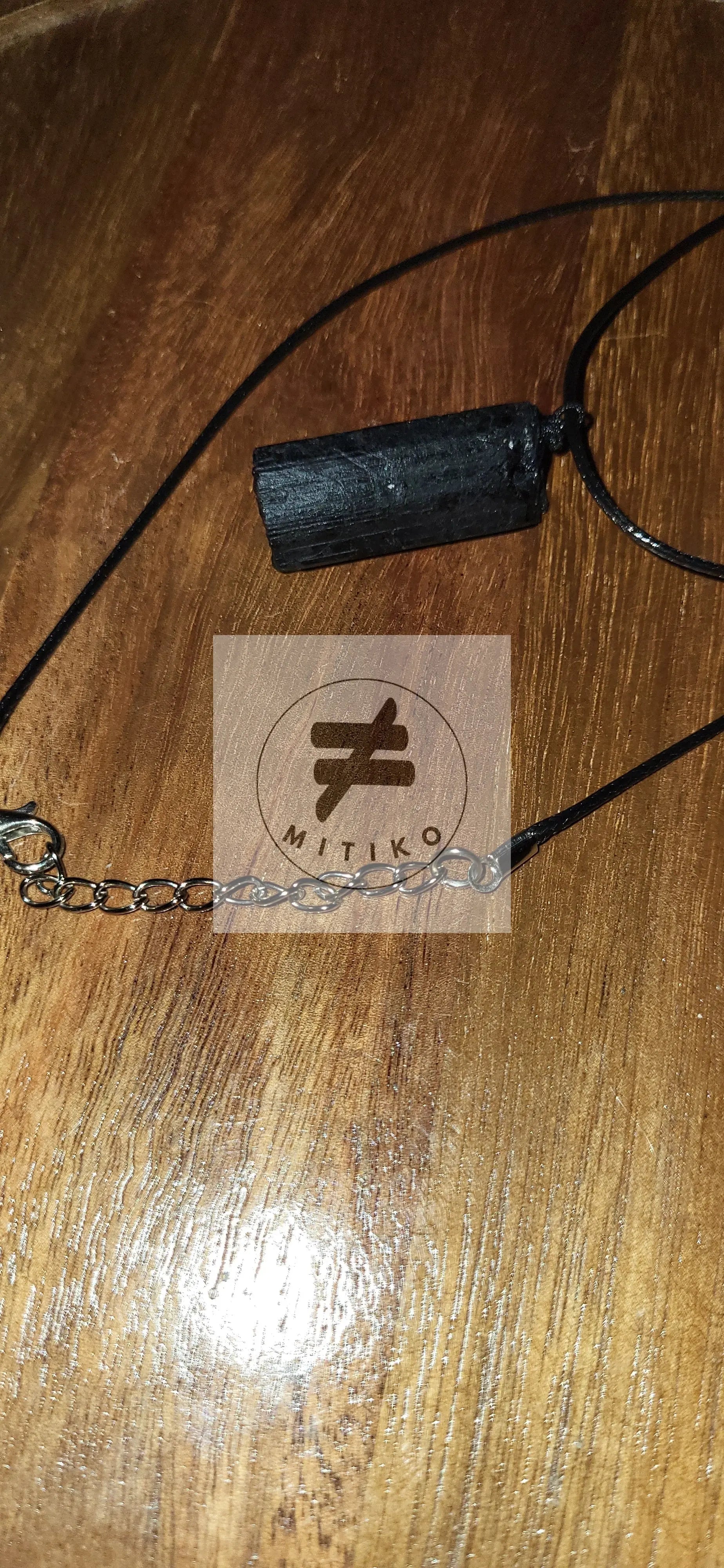 Black Tourmaline Pendant - Mitiko