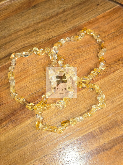 Citrine Nugget Bracelet - Mitiko