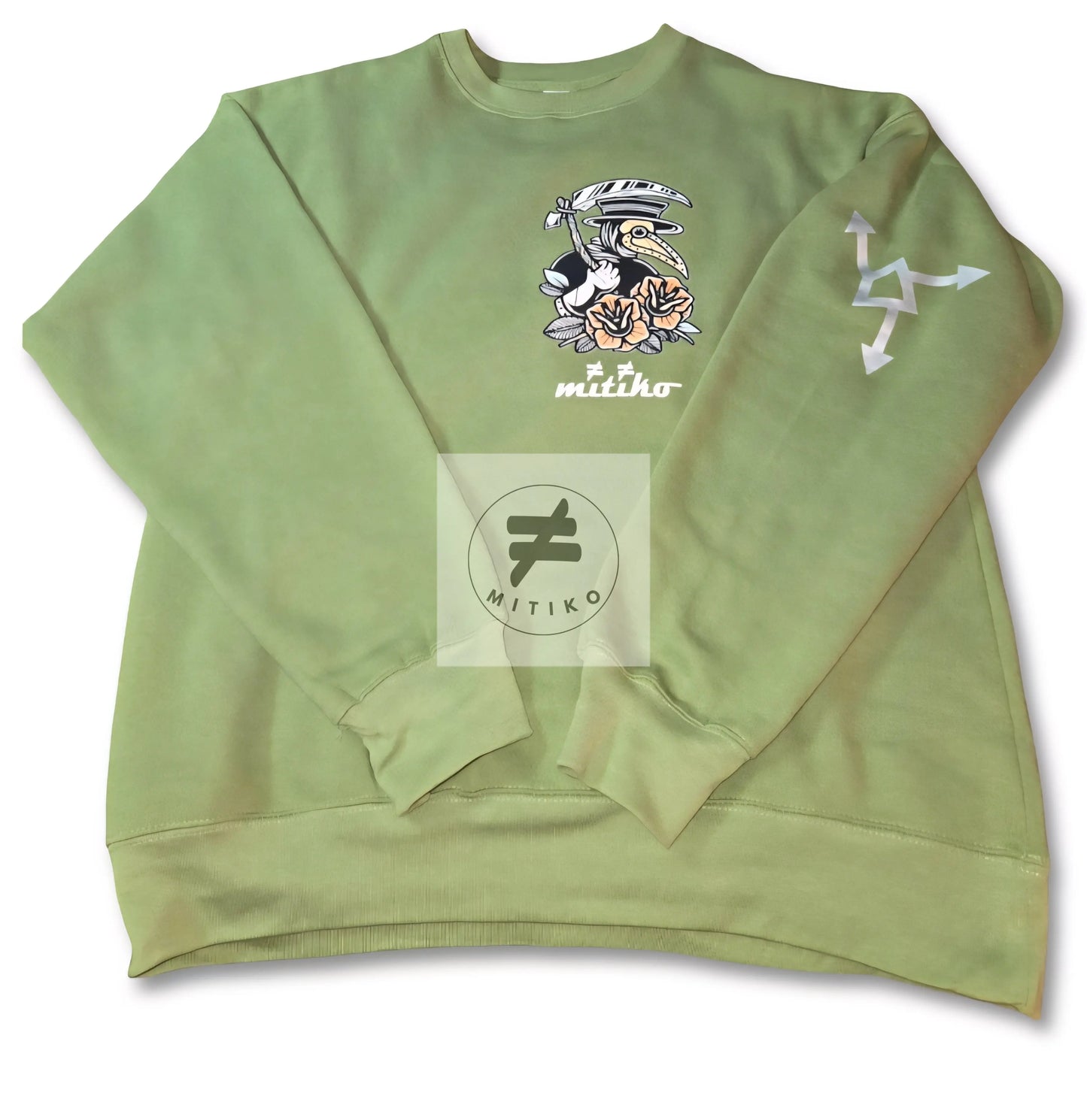 Plague Doctor Sweatshirt Mitiko