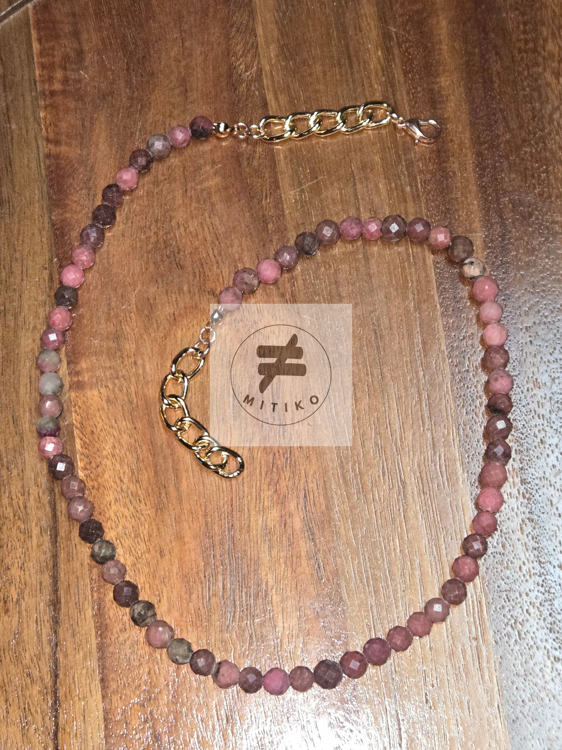 Raspberry Necklace Mitiko