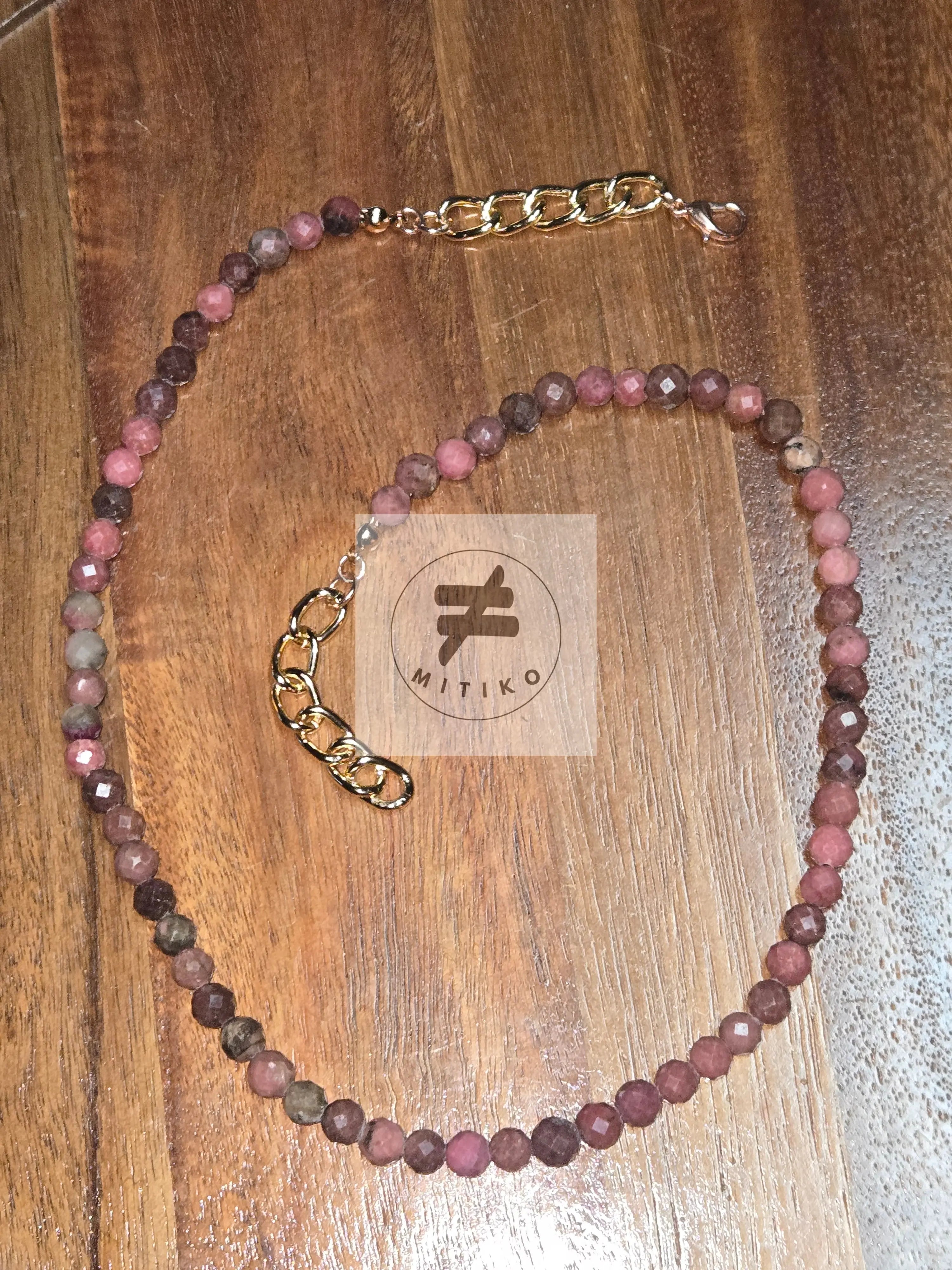 Raspberry Necklace Mitiko