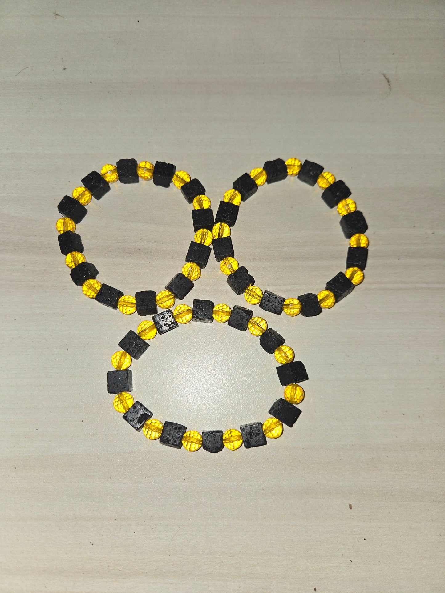Aromatherapy Faceted Lemon Bracelet Mitiko