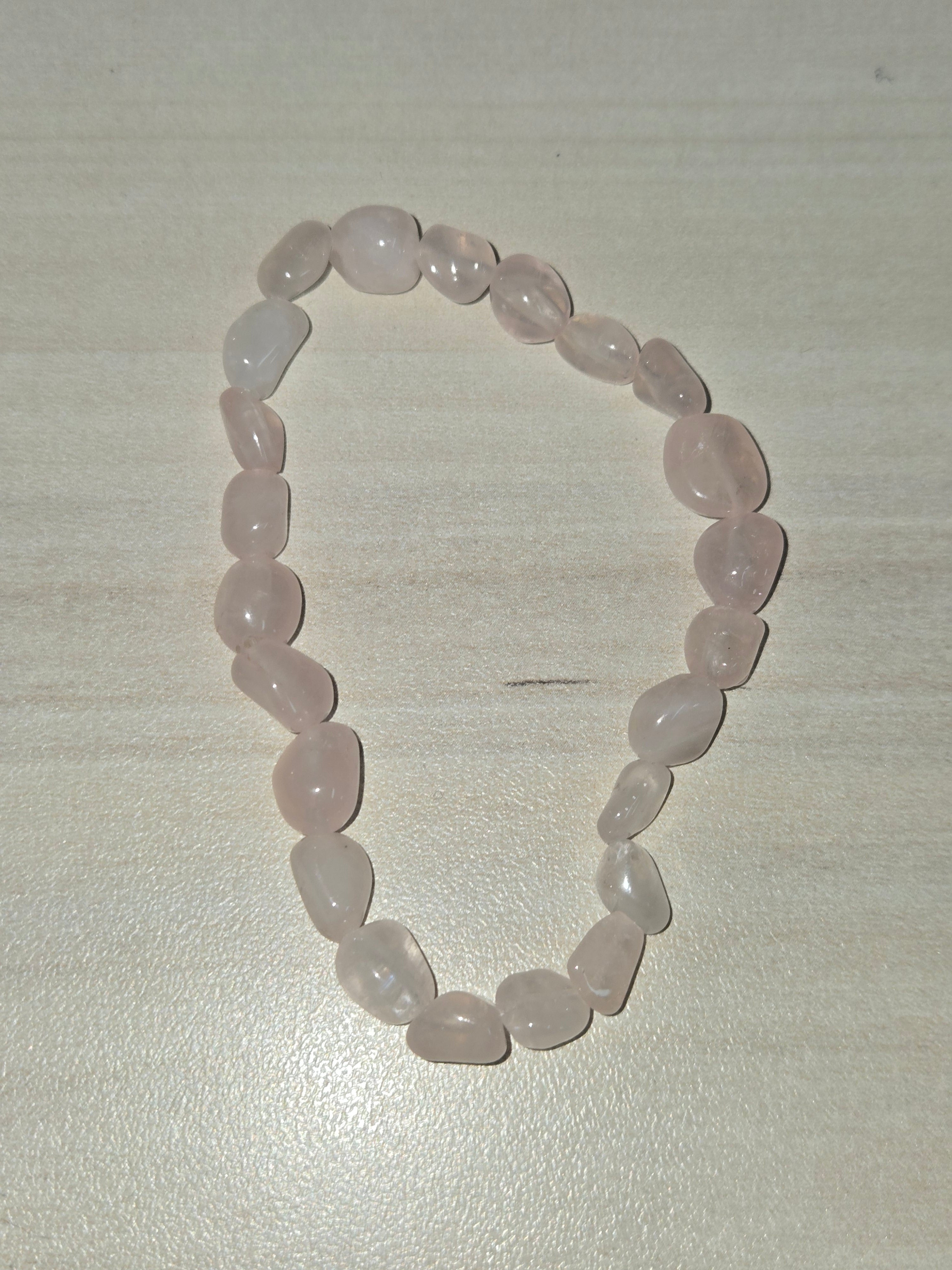 Rose Quartz Nugget Bracelet - Mitiko