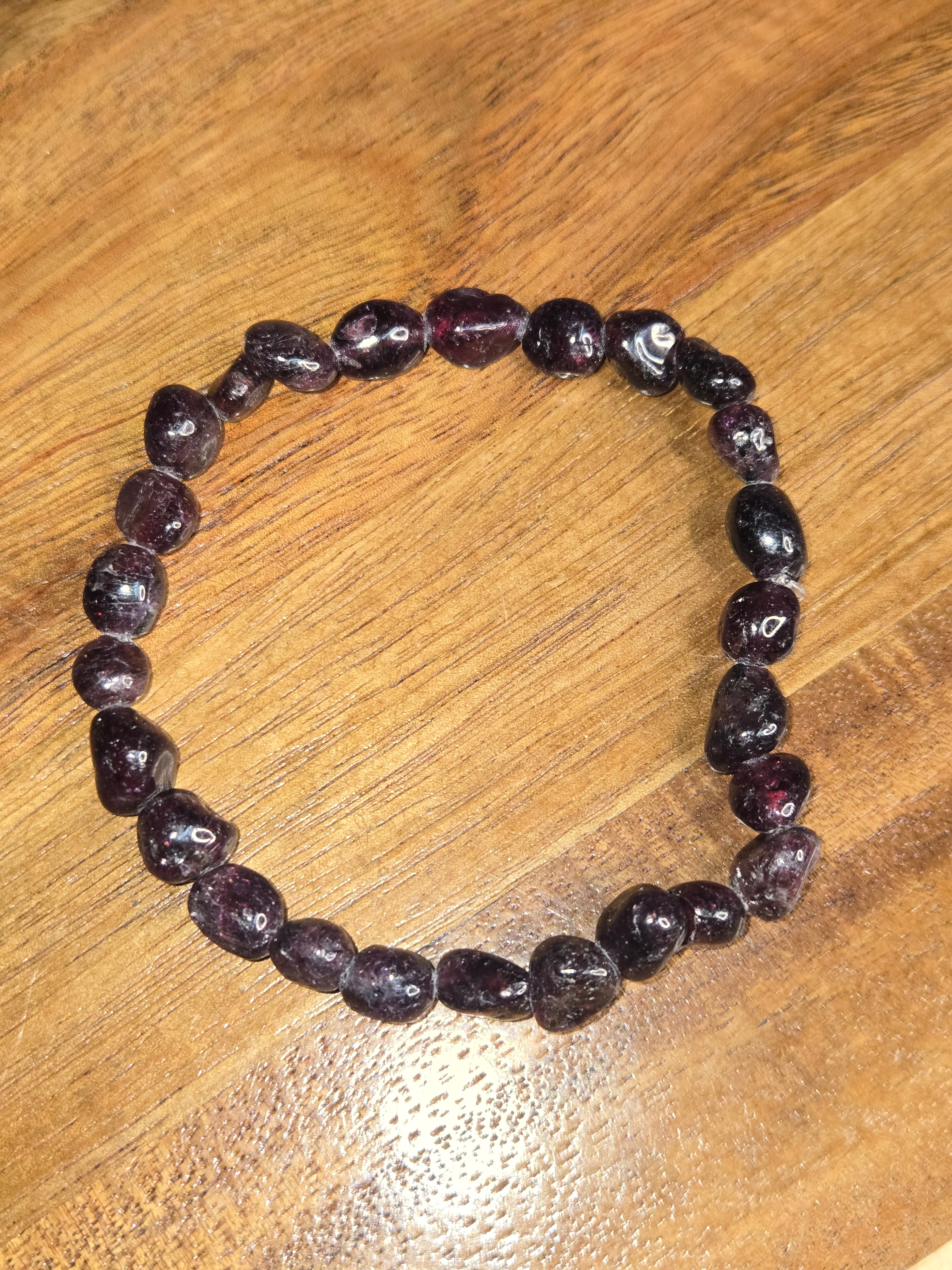 Garnet Nugget Bracelet - Mitiko