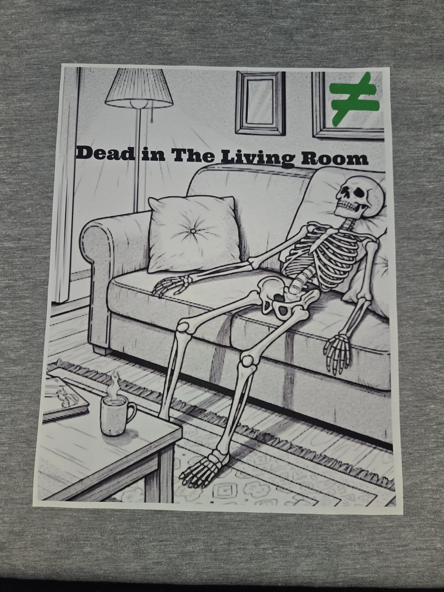 Dead in The Living Room Tee Mitiko