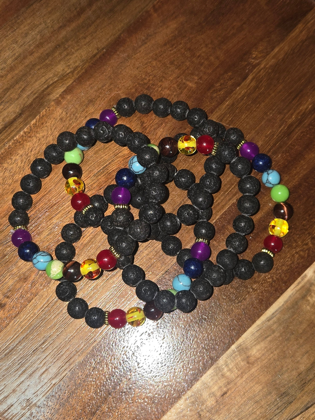 Synthetic Chakra Bracelet Mitiko