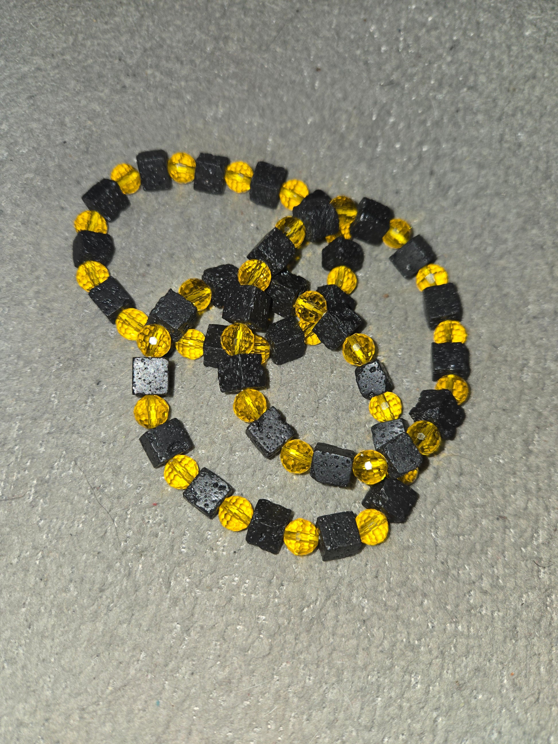 Aromatherapy Faceted Lemon Bracelet Mitiko