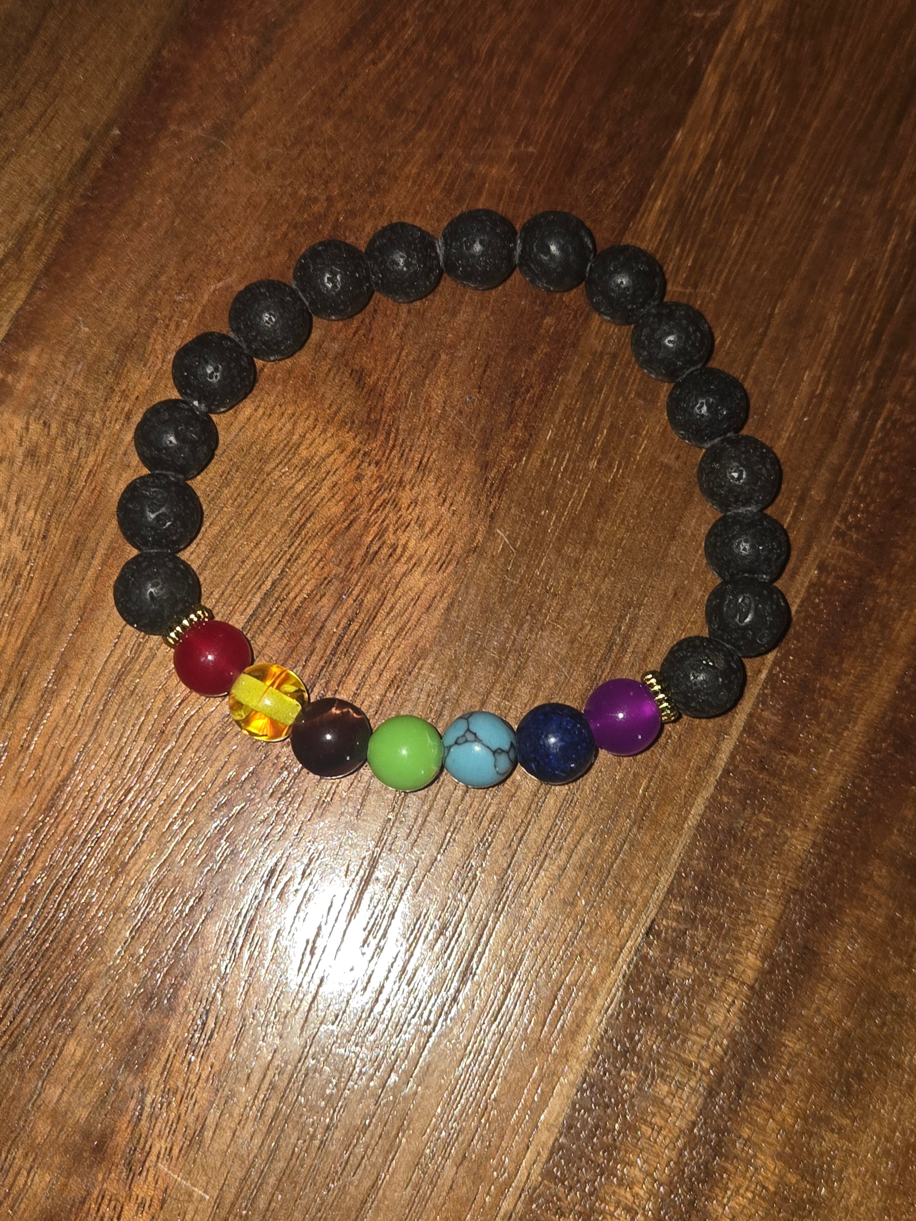Synthetic Chakra Bracelet Mitiko