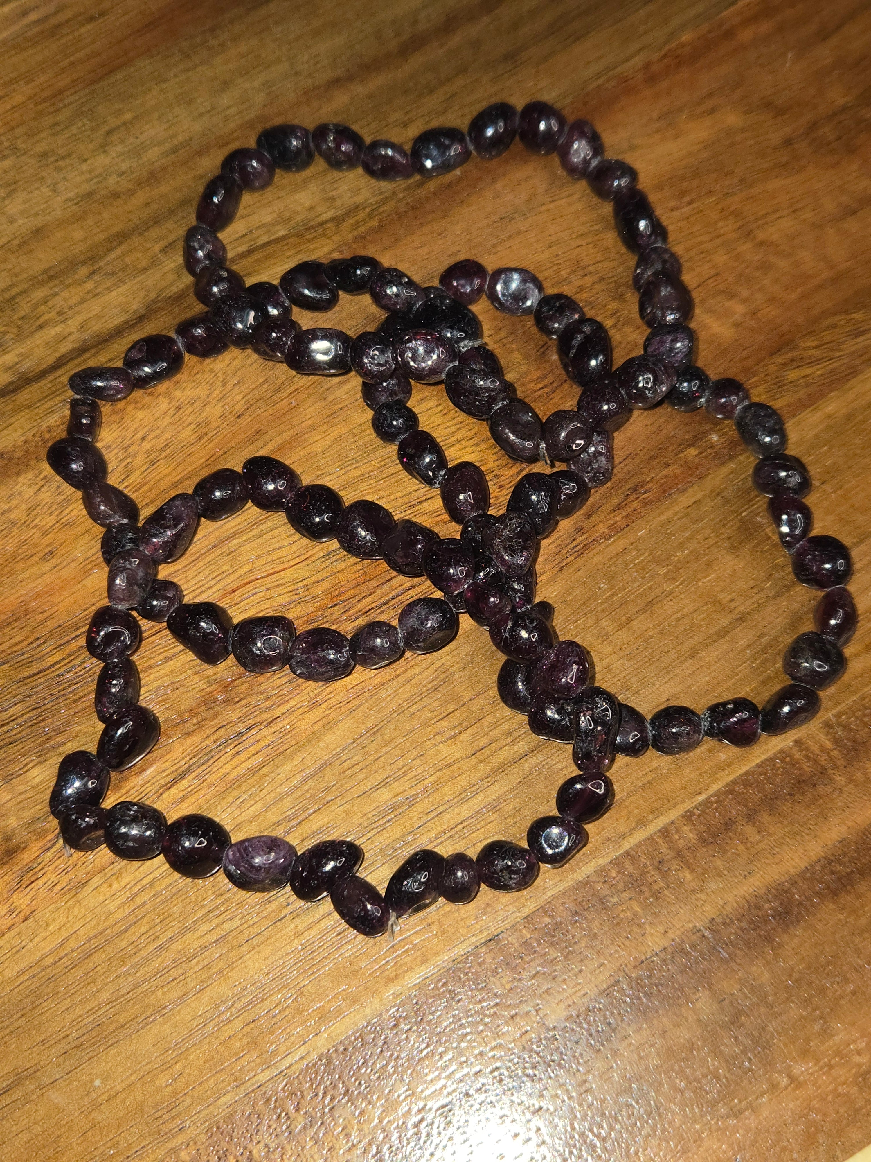 Garnet Nugget Bracelet - Mitiko